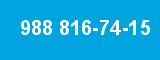 988 816-74-15 988 816-74-15